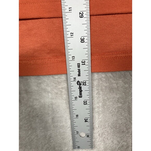 Outdoor Afro REI Co-op Mens 2XL Short Sleeve Polo Shirt Orange Casual Collared - Picture 4 of 6